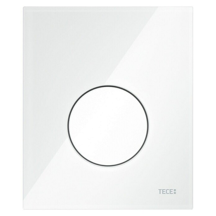 Tece Urinal-Betätigungsplatte Loop (Weiß, Spülung: 1-Mengen-Spülung)