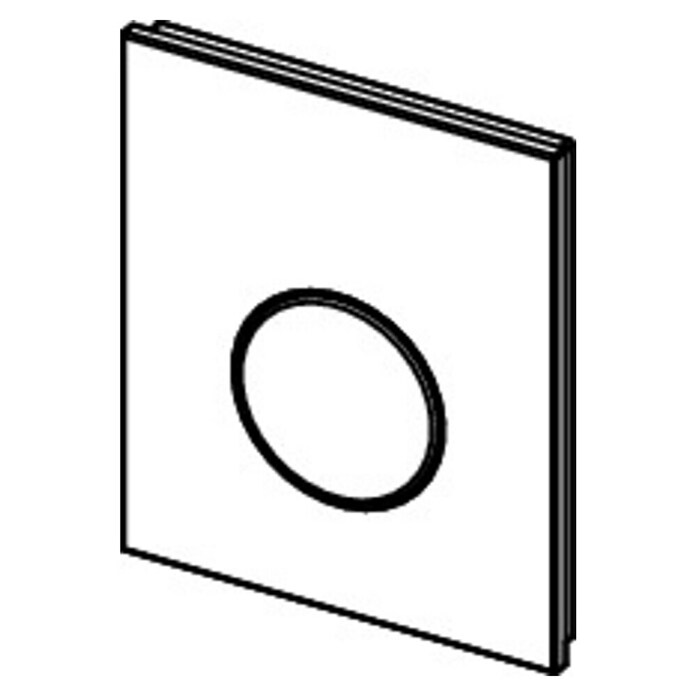 Tece Urinal-Betätigungsplatte Loop (Weiß, Spülung: 1-Mengen-Spülung)