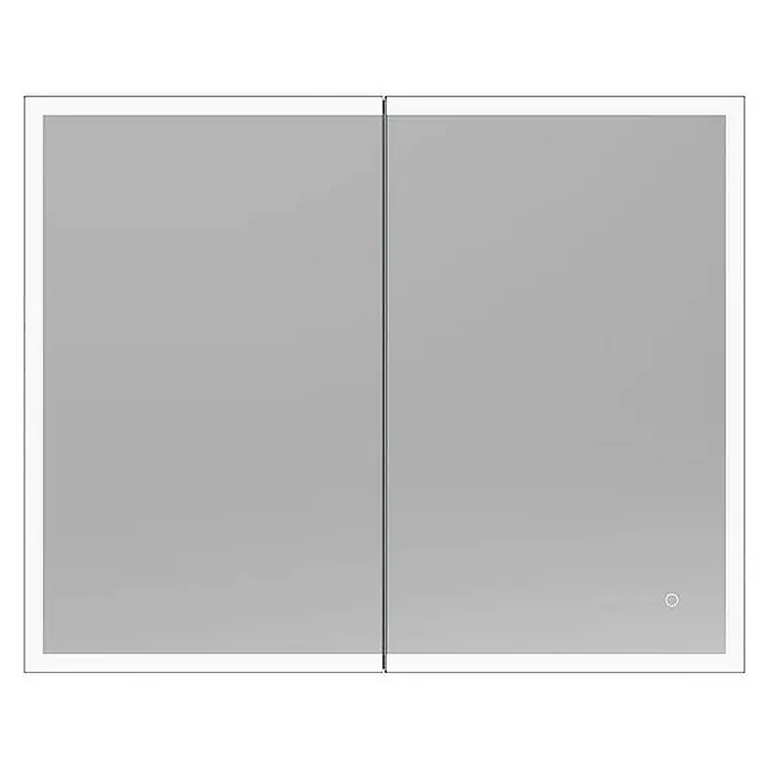 Home Deluxe Lichtspiegel EVE - Farbe: Schwarz, Größe: 80 x 60 cm - 