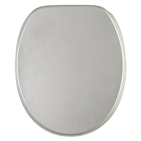 SANILO  WC-Sitz Glitzer Silber mit Absenkautomatik