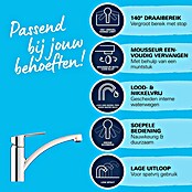 Grohe QuickFix Keukenkraan Start (Afvoer armatuur: 227 mm, Chroom, Zwenkbereik: 140 °) | BAUHAUS
