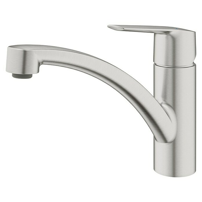 Grohe QuickFix Keukenkraan Start (Afvoer armatuur: 227 mm, Supersteel RVS look, Zwenkbereik: 140 °) | BAUHAUS