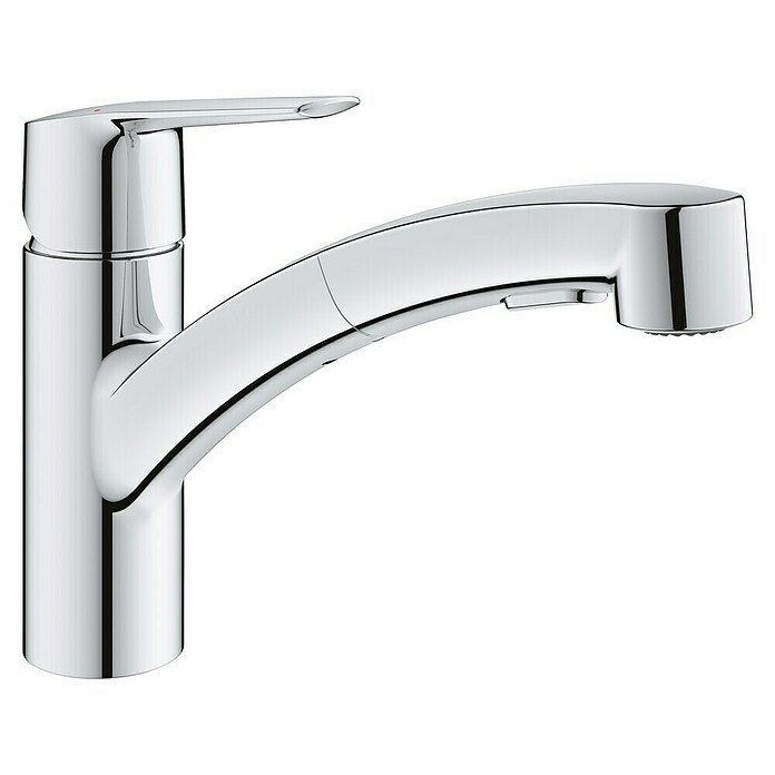 Grohe QuickFix Spültischarmatur Start (Chrom, Ausziehbar, Glänzend) | BAUHAUS