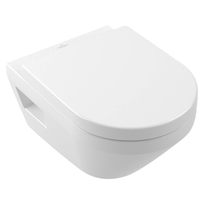 Villeroy & Boch WC-Set Targa Style Twist (L x B x H: 42 x 41 x 57 cm, Weiß Alpin) | BAUHAUS