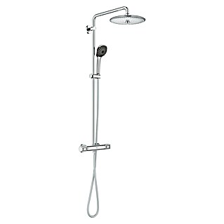 Grohe Vitalio Joy Duschsystem 260 (Mit Thermostatarmatur, Lochabstand: 100,5 cm, Anzahl Strahlarten: 3 Stk., Chrom)