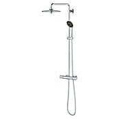 Grohe Vitalio Joy Duschsystem 260 (Mit Thermostatarmatur, Lochabstand: 100,5 cm, Anzahl Strahlarten: 3 Stk., Chrom) | BAUHAUS