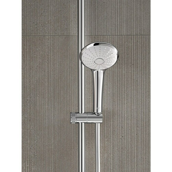 Grohe Vitalio Joy Duschsystem 260 (Mit Thermostatarmatur, Lochabstand: 100,5 cm, Anzahl Strahlarten: 3 Stk., Chrom) | BAUHAUS