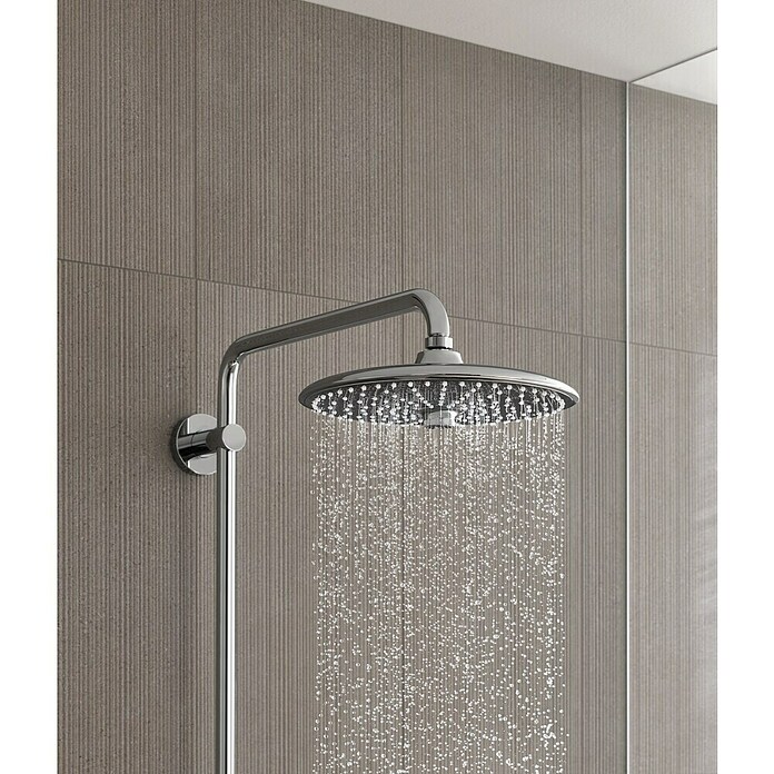 Grohe Vitalio Joy Duschsystem 260 (Mit Thermostatarmatur, Lochabstand: 100,5 cm, Anzahl Strahlarten: 3 Stk., Chrom) | BAUHAUS