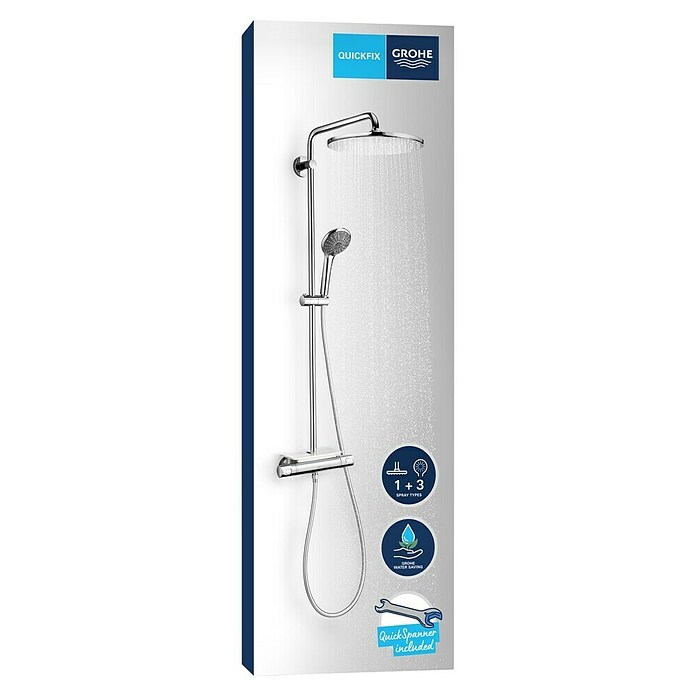 Grohe Vitalio Joy Douchesysteem System 310 (Chroom) | BAUHAUS