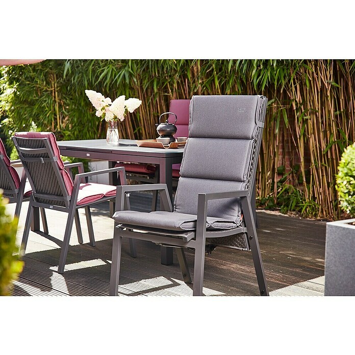 Siena Garden Stella Sitzauflage (L x B x H: 120 x 48 x 6 cm, Grau, Polypropylen, 1 Stk.) | BAUHAUS