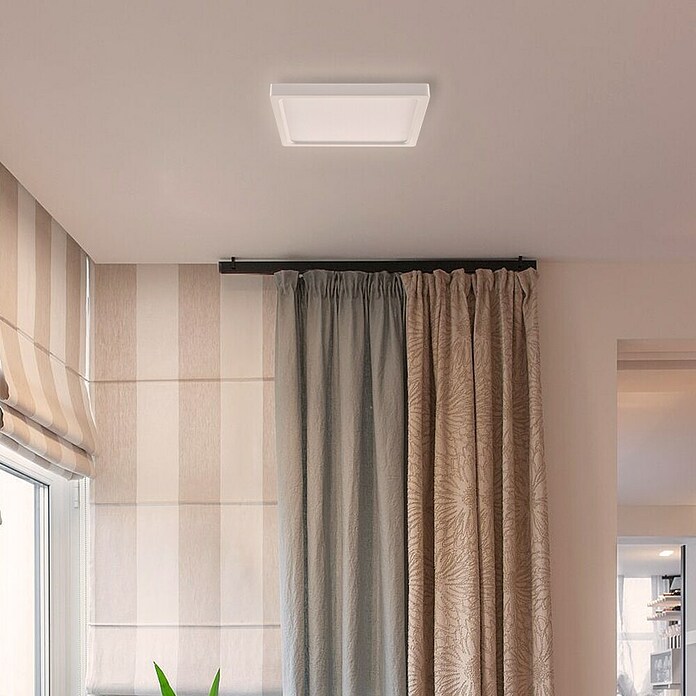 Green Tech LED panel  (18 W, D x Š x V: 210 x 210 x 40 mm, Bijela) | BAUHAUS
