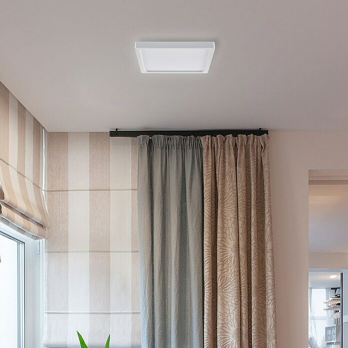 Green Tech LED panel  (18 W, D x Š x V: 210 x 210 x 40 mm, Bijela) | BAUHAUS