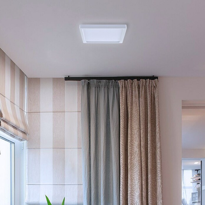 Green Tech LED panel  (18 W, D x Š x V: 210 x 210 x 40 mm, Bijela) | BAUHAUS