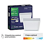 Green Tech LED panel  (18 W, D x Š x V: 210 x 210 x 40 mm, Bijela) | BAUHAUS