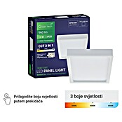 Green Tech LED panel  (12 W, D x Š x V: 160 x 160 x 40 mm, Bijela) | BAUHAUS