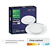 Green Tech LED panel okrugli  (18 W, Ø x V: 22 x 2,5 cm, Bijela) | BAUHAUS