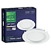 Green Tech LED panel okrugli  (18 W, Ø x V: 22 x 2,5 cm, Bijela) | BAUHAUS