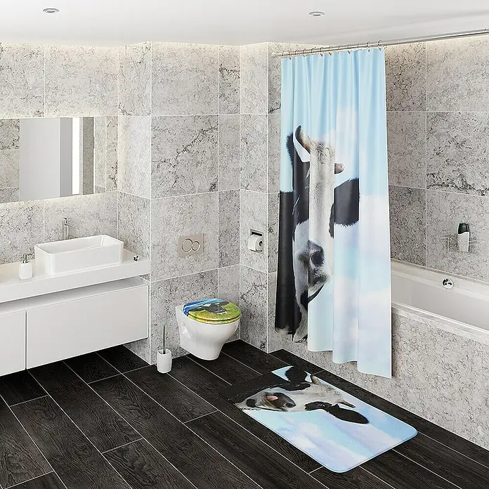 SANILO WC-Sitz Kuhkopf mit Absenkautomatik - MDF, Multicolor, Mit Absenkautomatik