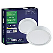 Green Tech LED panel  (24 W, Ø x V: 29 x 4 cm, Bijela) | BAUHAUS