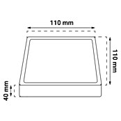 Green Tech LED panel  (6 W, D x Š x V: 110 x 110 x 40 mm, Bijela) | BAUHAUS