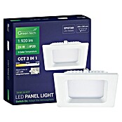 Green Tech Ugradbena LED svjetiljka  (24 W, D x Š x V: 295 x 295 x 25 mm, Bijela) | BAUHAUS