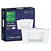 Green Tech Ugradbena LED svjetiljka  (6 W, D x Š x V: 116 x 116 x 25 mm, Bijela) | BAUHAUS
