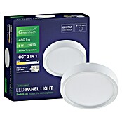 Green Tech LED panel  (6 W, Ø x V: 11 x 4 cm, Bijela) | BAUHAUS