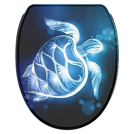 SANILO  WC-Sitz Glow Turtle mit Schnellverschluss
