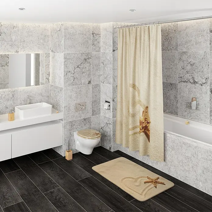 SANILO WC-Sitz Sandy mit Absenkautomatik - MDF, Braun, Mit Absenkautomatik