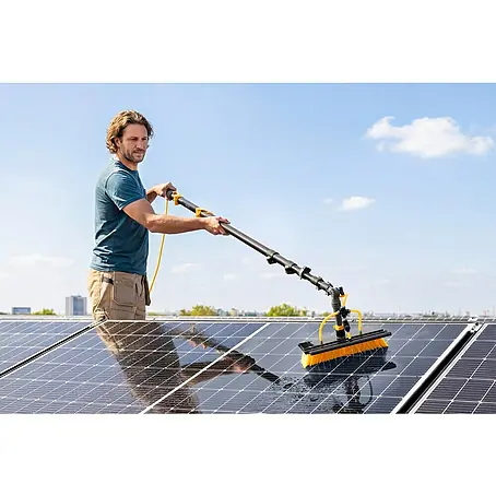 Neptun  PV-  & Fassaden Reinigungsset mit verschiedenen Aufsätzen