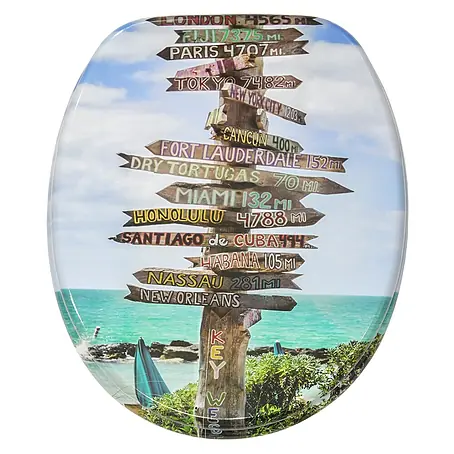 SANILO  WC-Sitz Key West mit Absenkautomatik