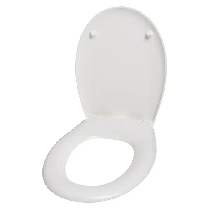 SANILO WC-Sitz Hygiene mit Absenkautomatik - Kunststoff, Weiß, Mit Absenkautomatik