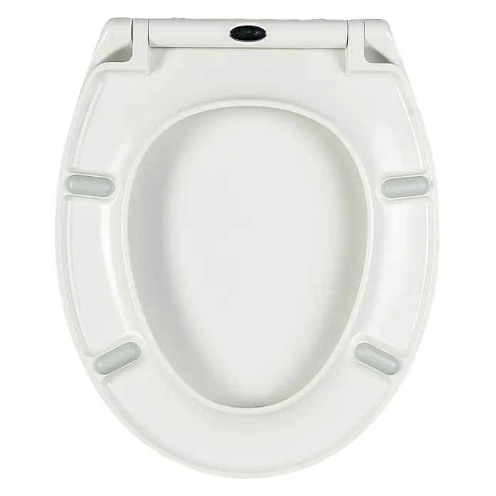 SANILO WC-Sitz Hygiene mit Absenkautomatik - Kunststoff, Weiß, Mit Absenkautomatik