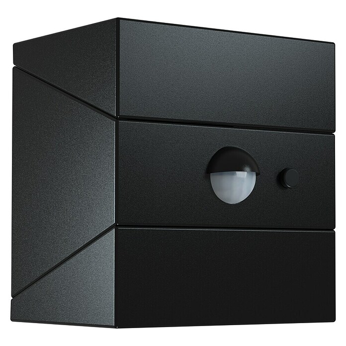 Luceco Aplique solar para exterior Rubix (2,5 W, Blanco neutro, Negro, Temperatura del color: 3.000 K - 6.000 K, Orientable 180°) | BAUHAUS