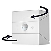 Luceco Aplique solar para exterior Rubix (2,5 W, Blanco neutro, Blanco, Temperatura del color: 3.000 K - 6.000 K, Orientable 180°) | BAUHAUS