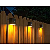 Luceco Aplique solar para exterior Rubix (2,5 W, Blanco neutro, Negro, Temperatura del color: 3.000 K - 6.000 K, Orientable 180°) | BAUHAUS
