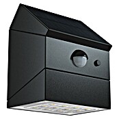 Luceco Aplique solar para exterior Rubix (2,5 W, Blanco neutro, Negro, Temperatura del color: 3.000 K - 6.000 K, Orientable 180°) | BAUHAUS