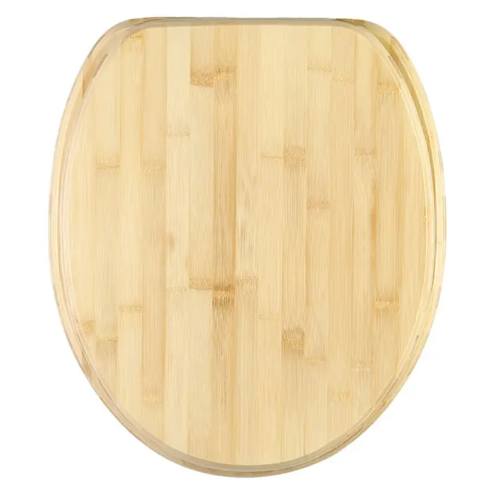 SANILO WC-Sitz Bambus mit Absenkautomatik - Holz, Braun, Mit Absenkautomatik