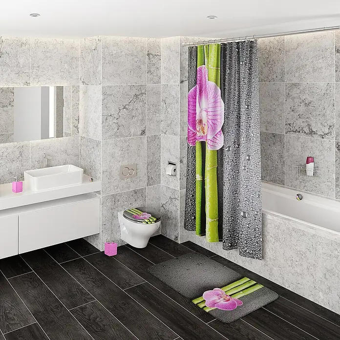 SANILO WC-Sitz Asia mit Absenkautomatik - MDF, Violett, Mit Absenkautomatik