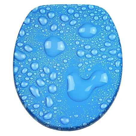 SANILO  WC-Sitz Tautropfen Blau mit Absenkautomatik