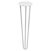 Rei Pata para muebles Tri (Ø x Al: 10 x 40 cm, Acero, Blanco) | BAUHAUS
