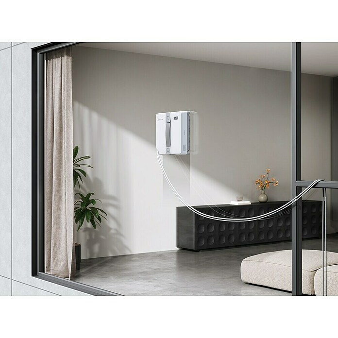 Ecovacs Robotski čistilnik oken Winbot Mini  (Prostornina vodnega rezervoarja robota: 60 ml, Sesalna moč: 7.500 Pa) | Roboti za čiščenje oken | Čistilni roboti | Naprave za čiščenje | Stroji | Orodja in stroji | Izdelki | BAUHAUS