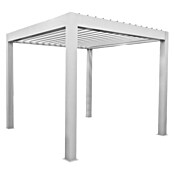 Wismar-NFI Pergola Bio (L x B: 480 x 359,3 cm, Weiß)