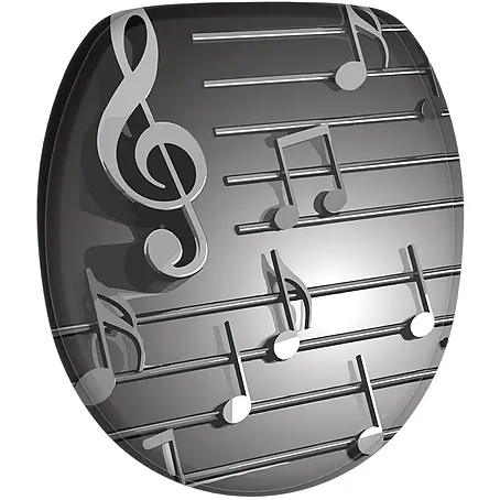 SANILO  WC-Sitz Musical Notes mit Absenkautomatik
