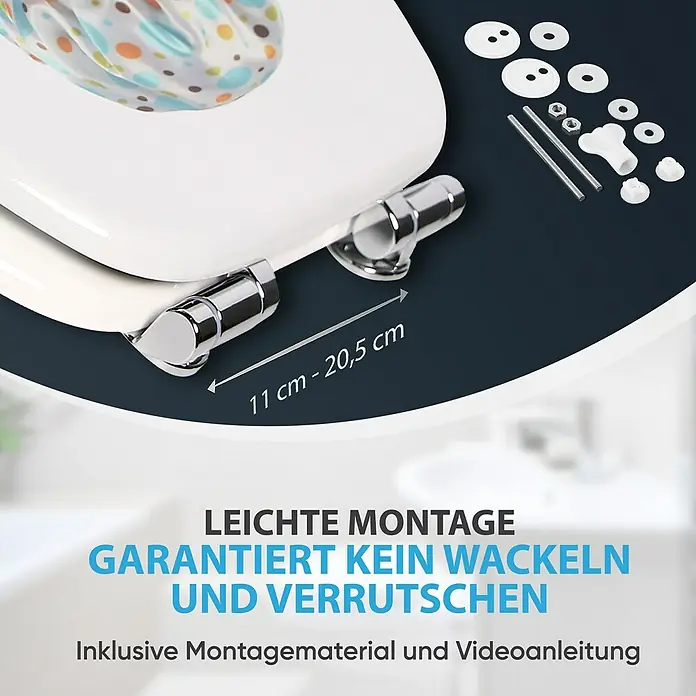 SANILO WC-Sitz Shower Cat mit Absenkautomatik - MDF, Braun, Mit Absenkautomatik