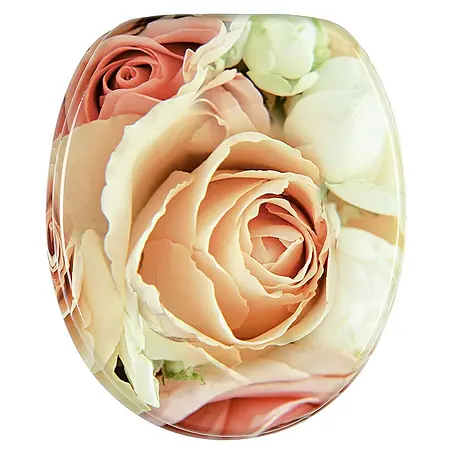 SANILO  WC-Sitz Rosa Rose mit Absenkautomatik