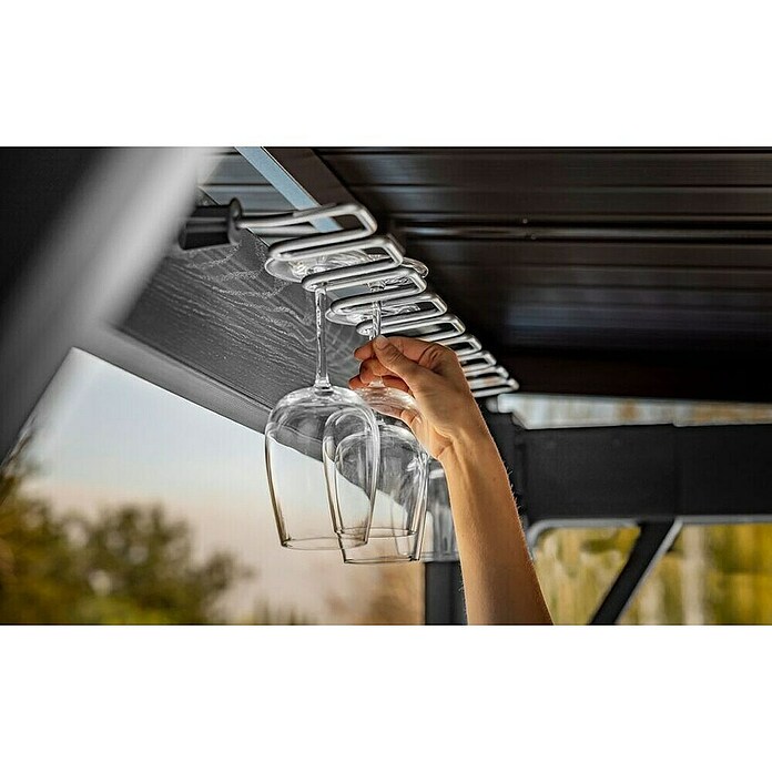 Keter Pérgola para barbacoa Bar Gazebo (An x Pr: 230 x 200 cm, Antracita, Plástico) | BAUHAUS