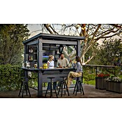 Keter Pérgola para barbacoa Bar Gazebo (An x Pr: 230 x 200 cm, Antracita, Plástico) | BAUHAUS