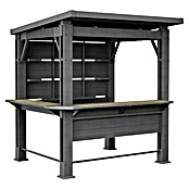 Keter Pérgola para barbacoa Bar Gazebo (An x Pr: 230 x 200 cm, Antracita, Plástico) | BAUHAUS