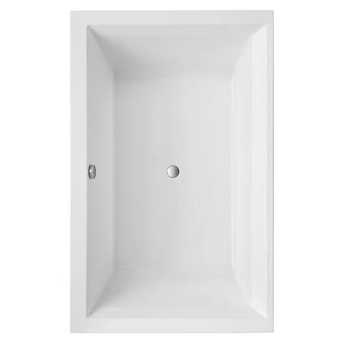 Interpromo Badewanne Mare inkl. Fußgestell 190 x 120 x 65 - 190 x 120 cm, Acryl, Weiß